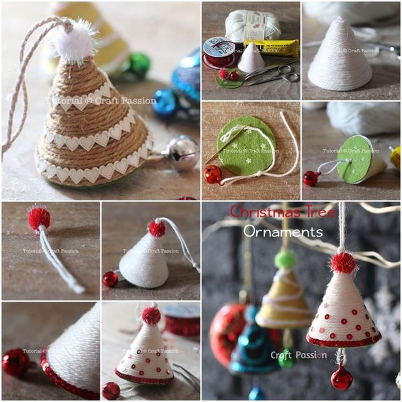 Creative Ideas - DIY Adorable Christmas Tree Ornaments 