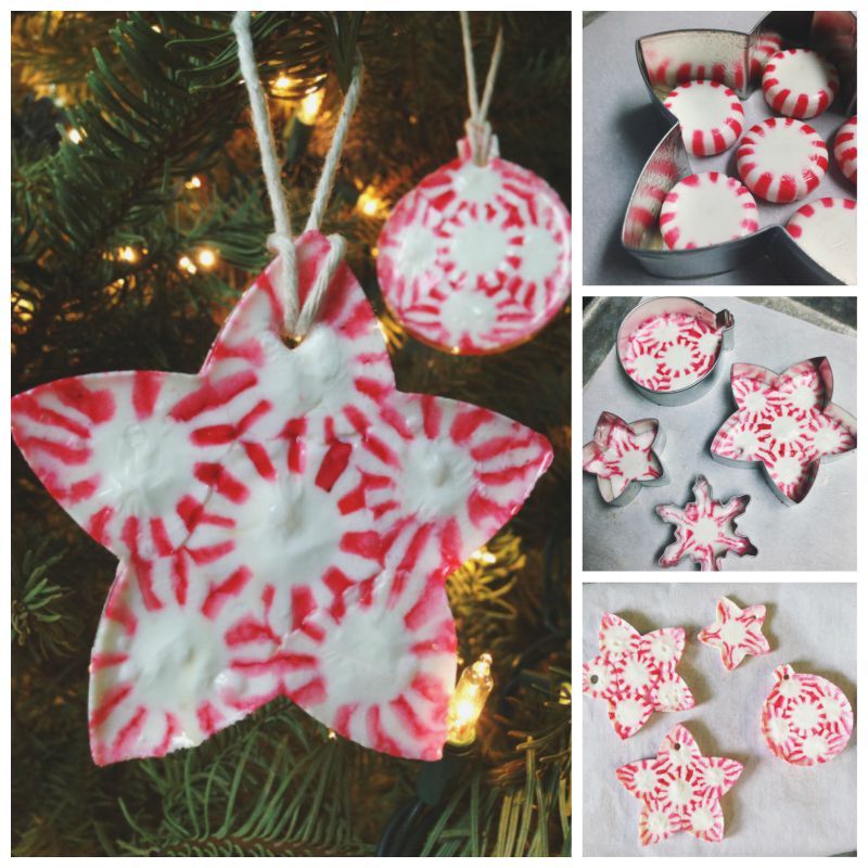  Creative  Ideas  DIY  Peppermint Candy Christmas  Ornaments