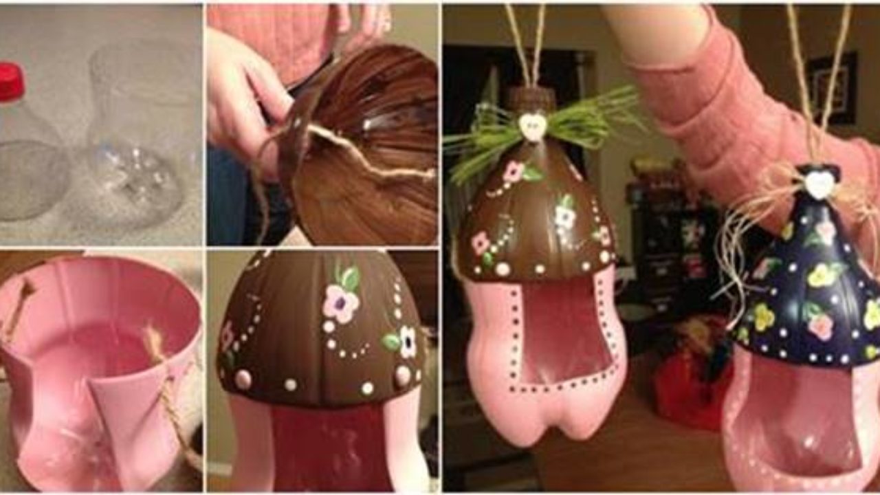 Creative Ideas Diy Plastic Bottle Bird Feeder