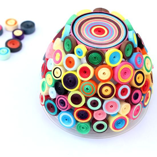 Creative Ideas Diy Bright Quilling Vase