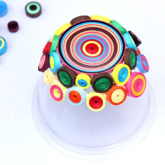 Creative Ideas Diy Bright Quilling Vase