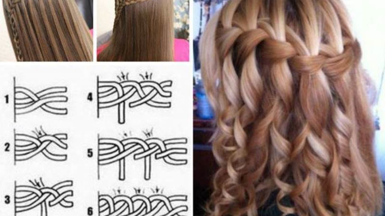 Creative Ideas Diy Stylish Waterfall Braid Hairstyle