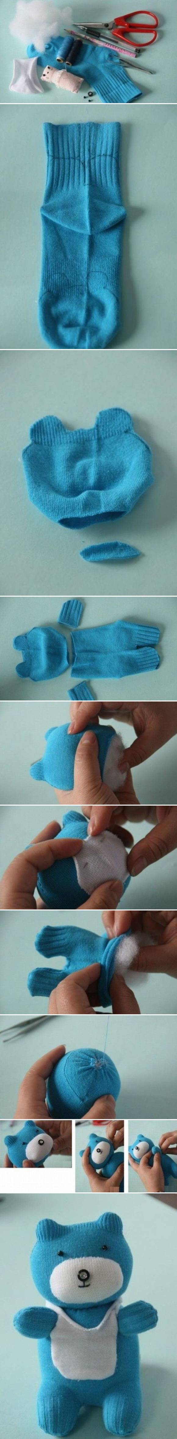 sock teddy bear