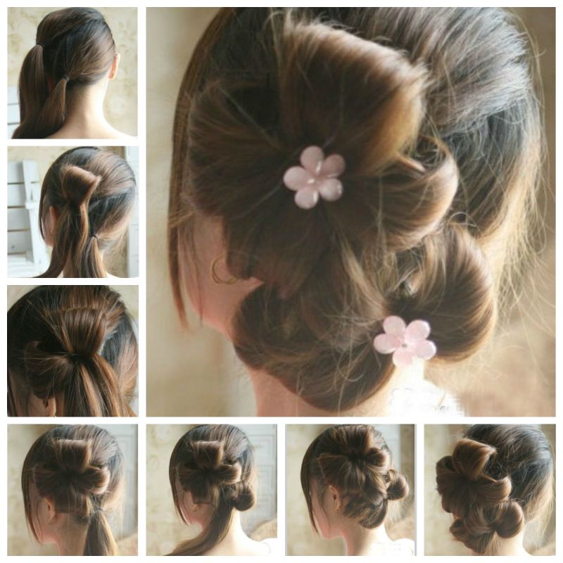 How to DIY Easy Bun Hairstyle Using Chopstick How to DIY Easy Bun Hairstyle Using Chopstick