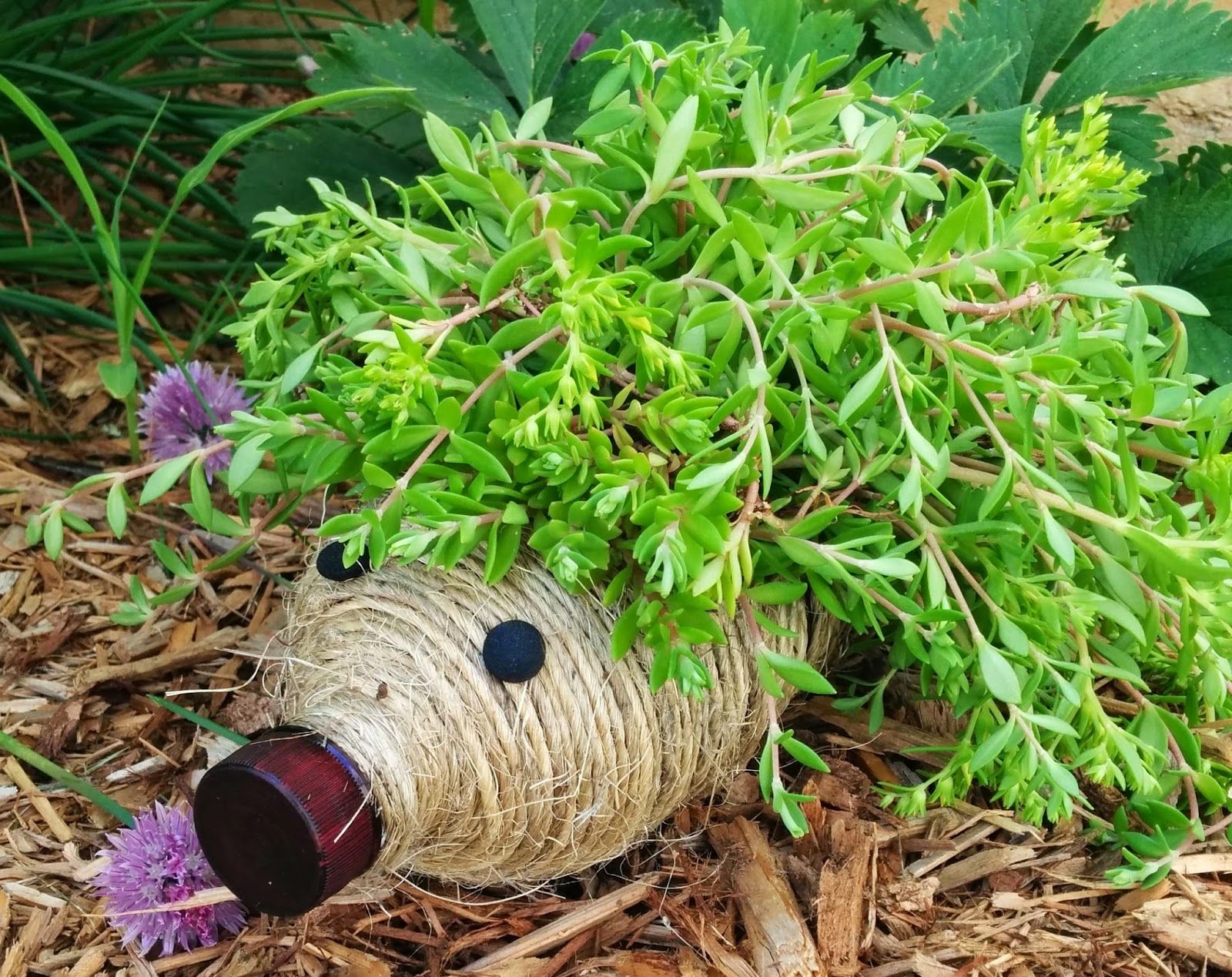 recycled garden materials