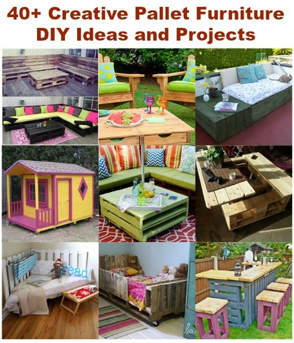 30+ Creative Pallet Furniture DIY Ideas and Projects