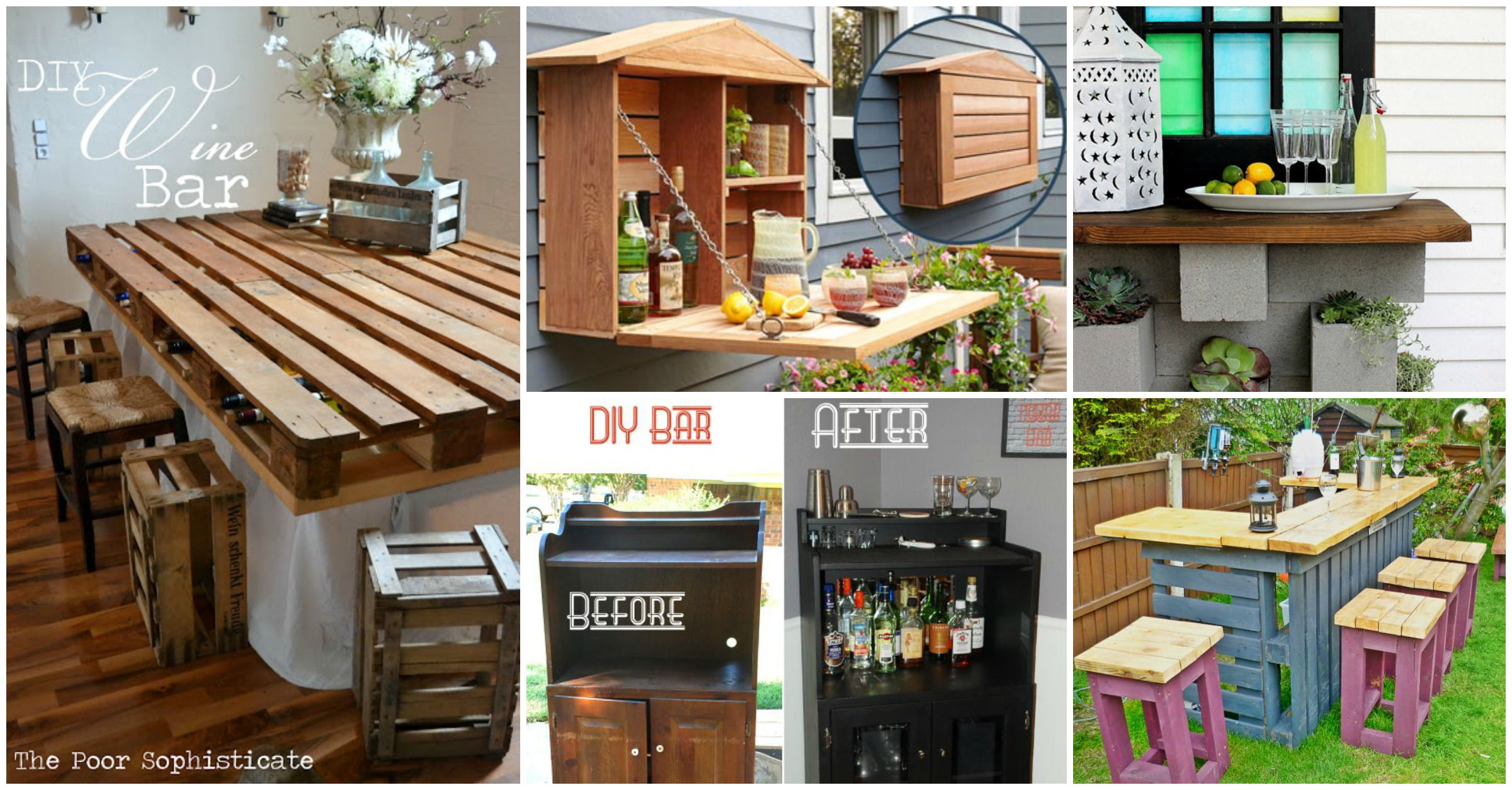 30+ Creative DIY Wine Bars for Your Home and Garden