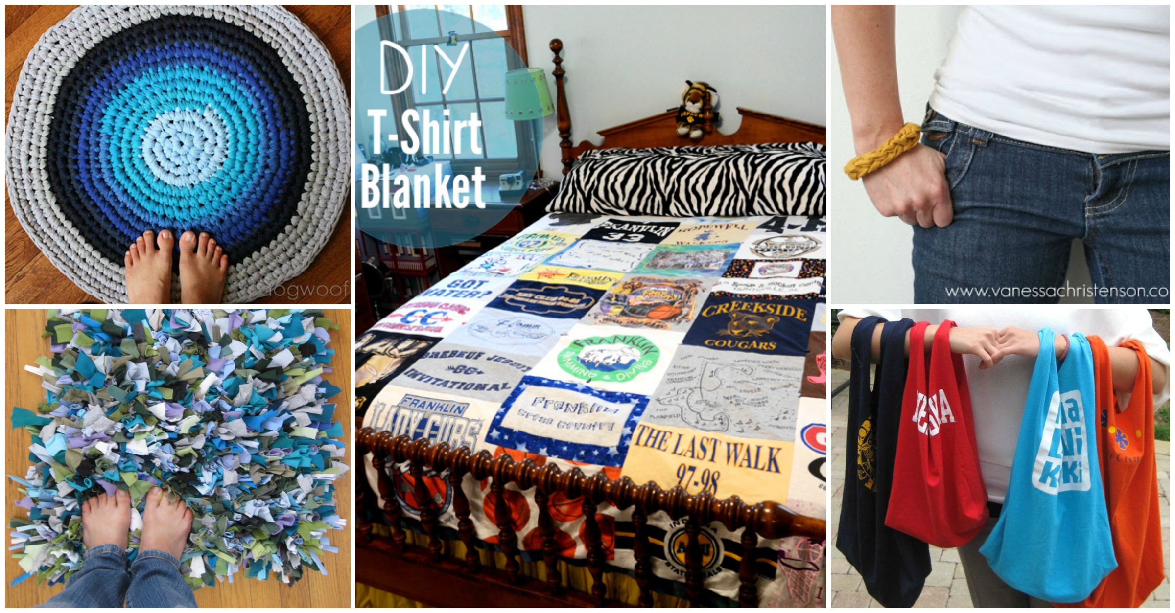 40+ Creative Ideas to Repurpose and Reuse Your Old T-shirts