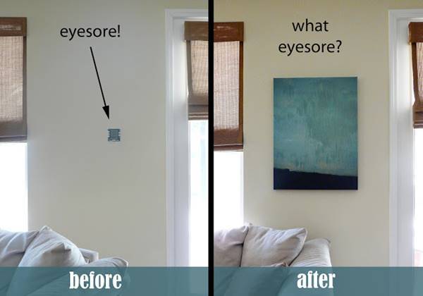 Creative Ways to Hide The Eyesores Around Your Home light switch wiring a house 