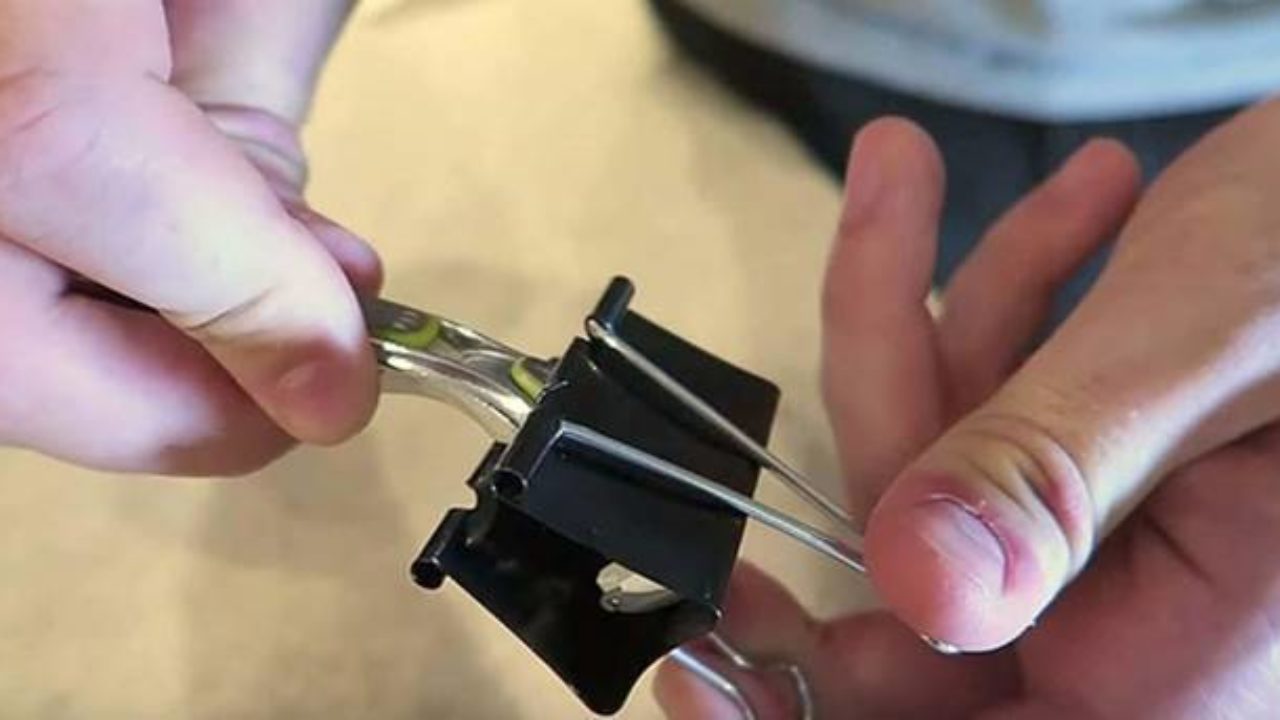 use of binder clips