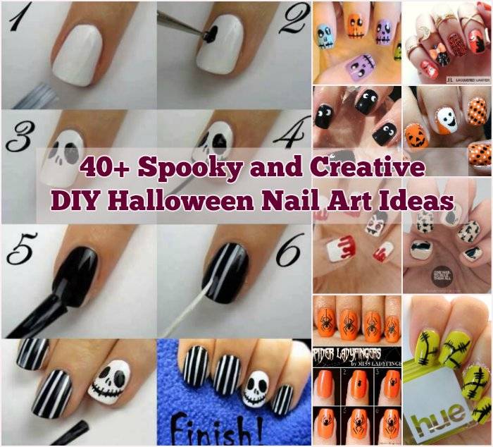 40 Spooky And Creative Diy Halloween Nail Art Ideas