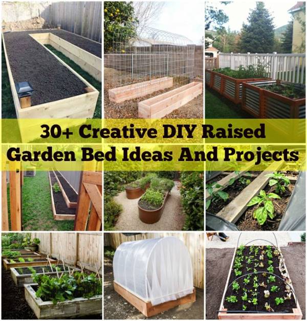 30+ Creative DIY Raised Garden Bed Ideas And Projects - i Creative Ideas