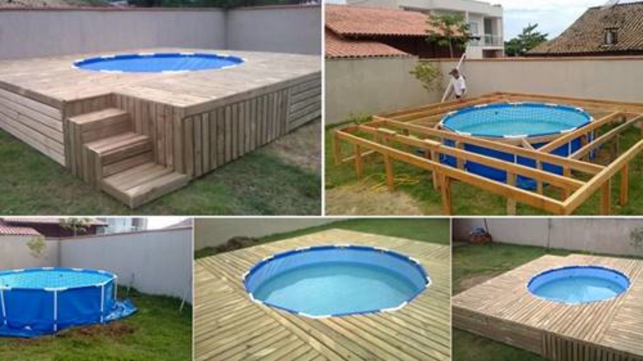 Creative Ideas Diy Above Ground Swimming Pool With Pallet Deck I Creative Ideas