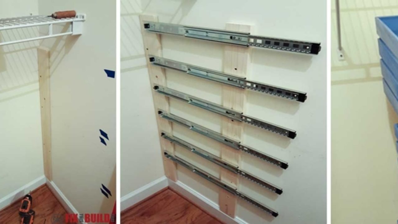 Creative Ideas Diy Pull Out Wood Crate Storage To Organize