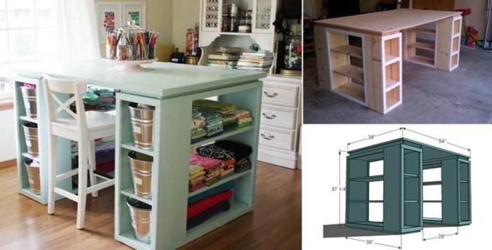 25 Creative Diy Projects To Make A Craft Table I Creative Ideas