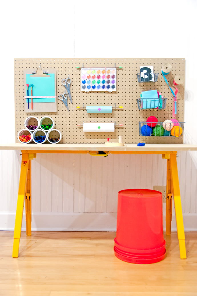 25+ Creative DIY Projects to Make a Craft Table - i Creative Ideas