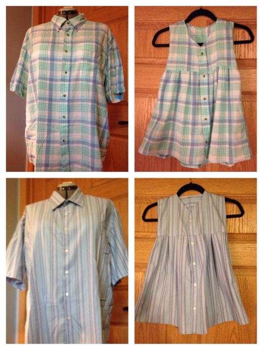 mens shirt to girls dress