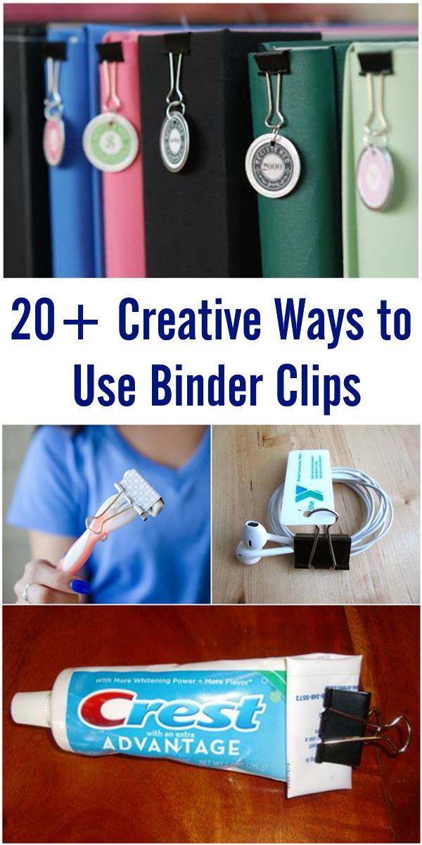 20+ Creative Ways to Use Binder Clips