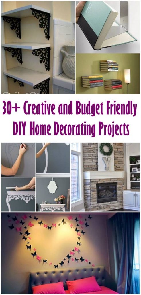 30+ Creative and Budget Friendly DIY Home Decorating Projects - i Creative Ideas