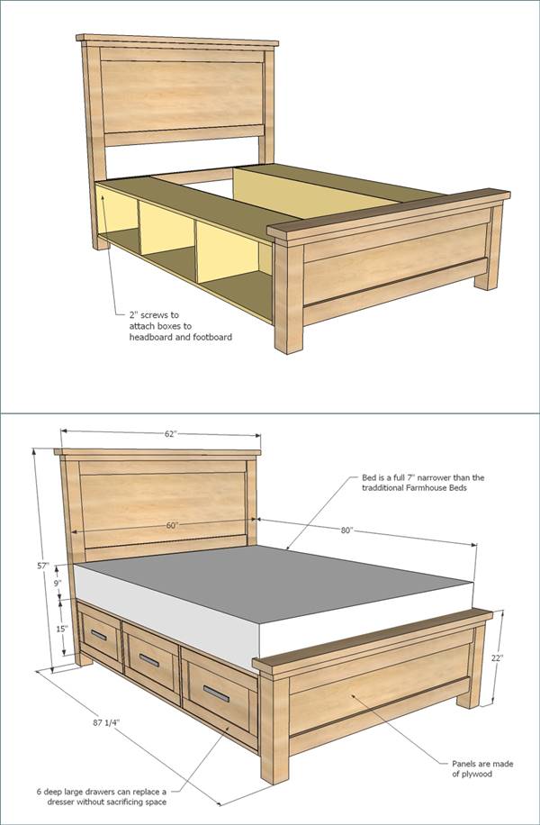 25 Creative Diy Bed Projects With Free Plans I Creative Ideas