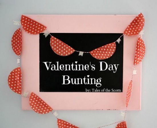 DIY Valentines Day Bunting