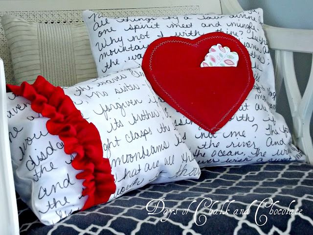 DIY Love Note Pillows