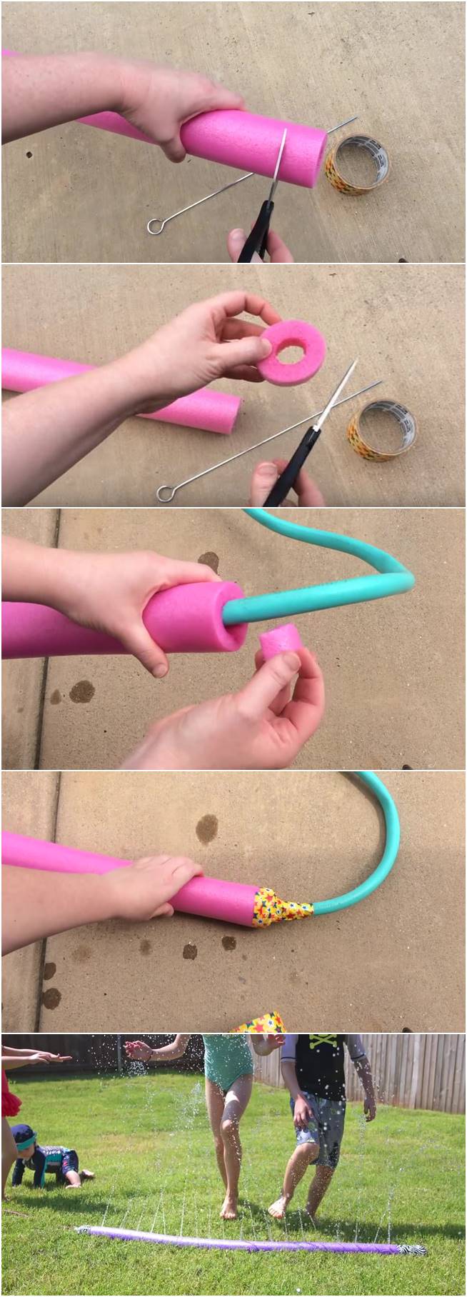 diy sprinkler for kids